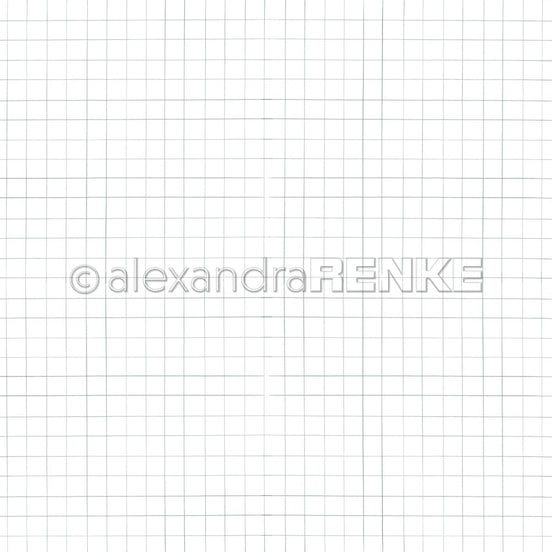 Design Paper 'Stift Karo Elegant Blau' A. RENKE
