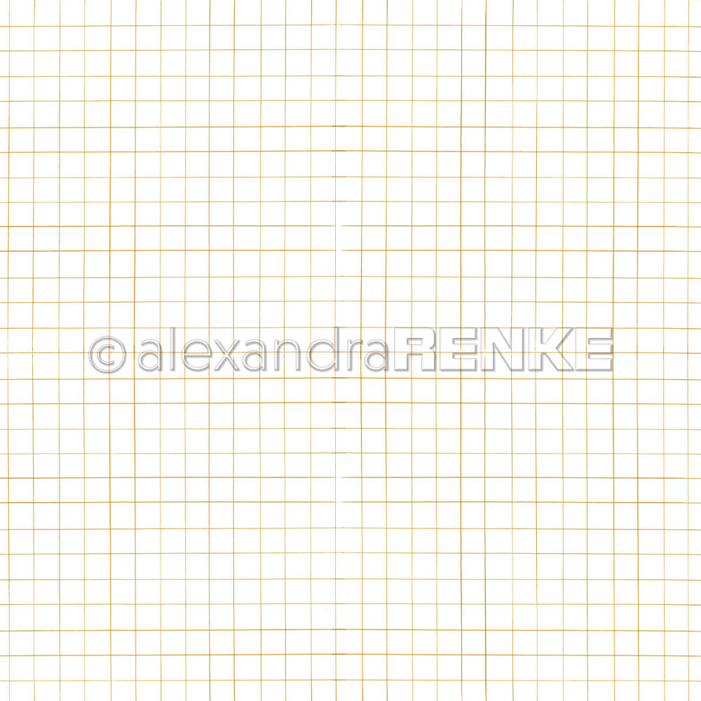 Design Paper 'Stift Karo Senfgelb' A. RENKE