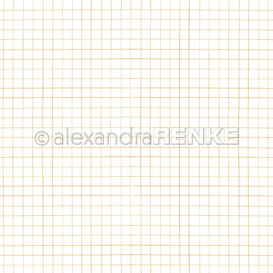 Design Paper 'Stift Karo Senfgelb' A. RENKE