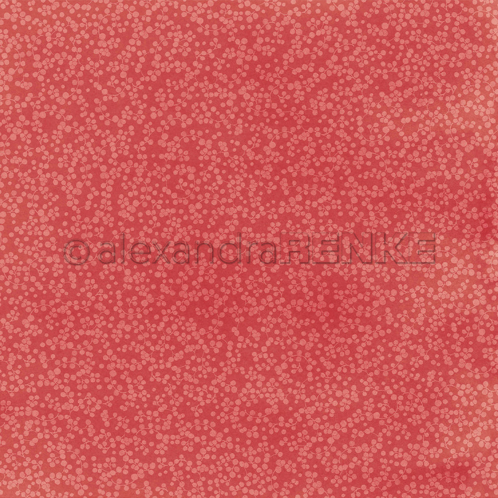 Design Paper 'Beeren auf Premiumrot' A. RENKE