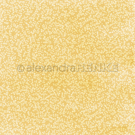 Design Paper 'Beeren auf Senfgelb' A. RENKE