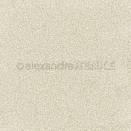 Design Paper 'Blättchen auf Aschgrün' A. RENKE