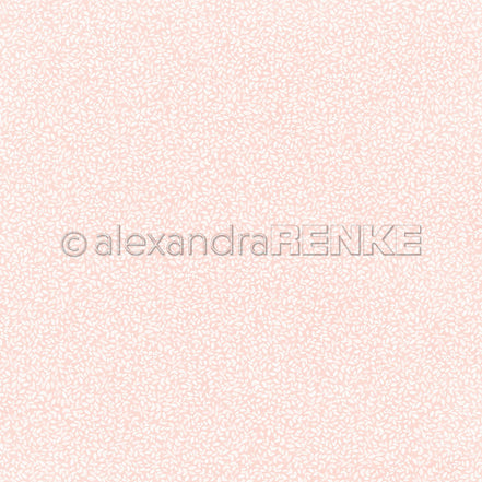 Design Paper 'Blättchen auf Rosa' A. RENKE