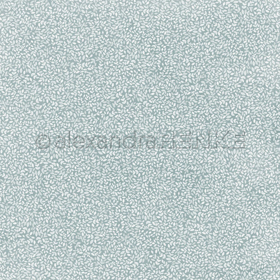 Design Paper 'Blättchen auf Elegantblau' A. RENKE