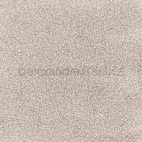 Design Paper 'Blättchen auf Beigegrau' A. RENKE