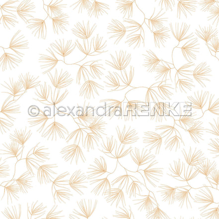 Design Paper 'Nadeln Groß Lieblingsbeige' A. RENKE