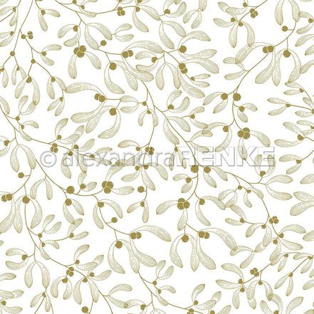 Design Paper 'Misteln Sanftgrün' A. RENKE