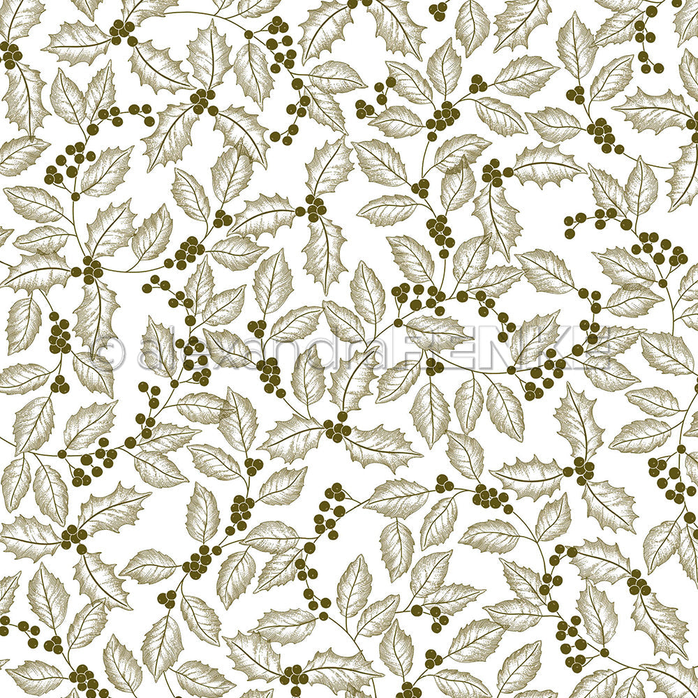 Design Paper 'Ilex Schattengrün' A. RENKE