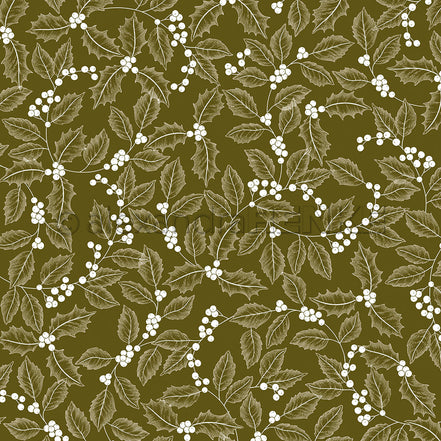 Design Paper 'Ilex auf Schattengrün' A. RENKE
