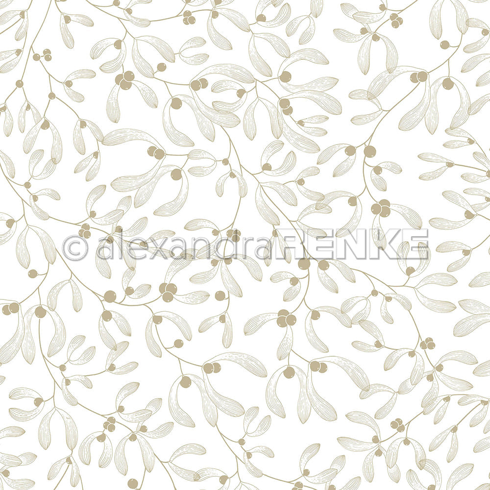 Design Paper 'Misteln Aschgrün' A. RENKE