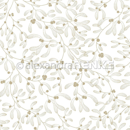Design Paper 'Misteln Aschgrün' A. RENKE