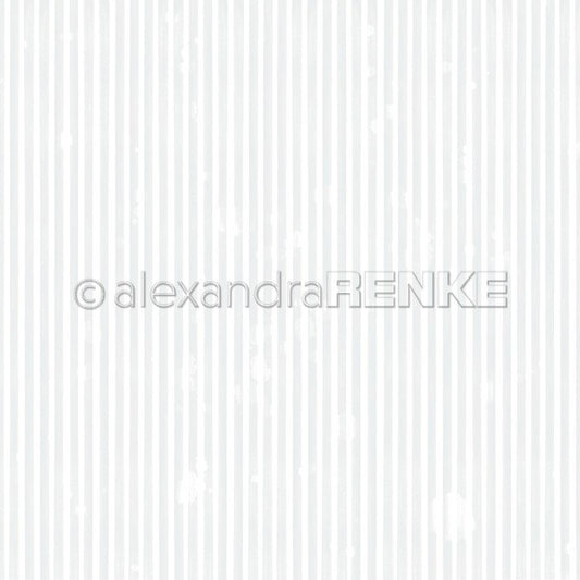 A.RENKE - Carta 'Narrow stripesVintage green" 10.2674