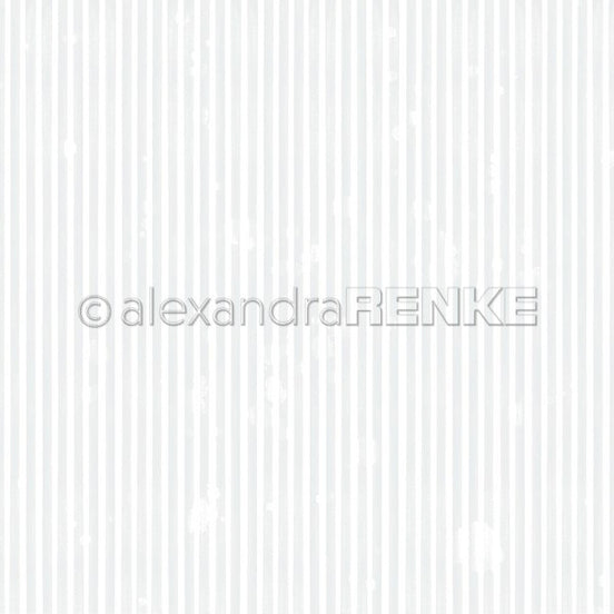 A.RENKE - Carta 'Narrow stripesVintage green" 10.2674