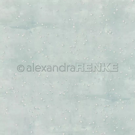 P-AR-10.3929 Design paper "Sternenzauber Himmelblau"  - A.RENKE