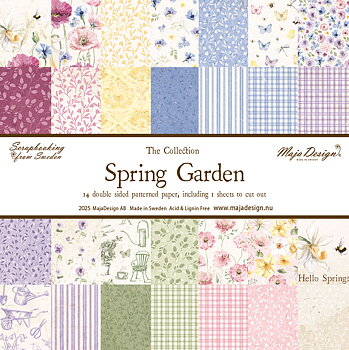 Set Carte "SPRING GARDEN - 6x6" Paper pack" - 1427 - MAJA DESIGN