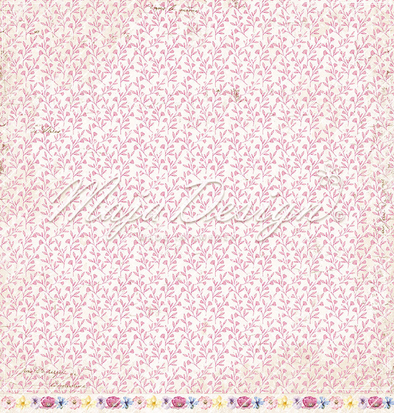 Foglio carta "Spring Garden - In bloom" - 1407 - MAJA DESIGN