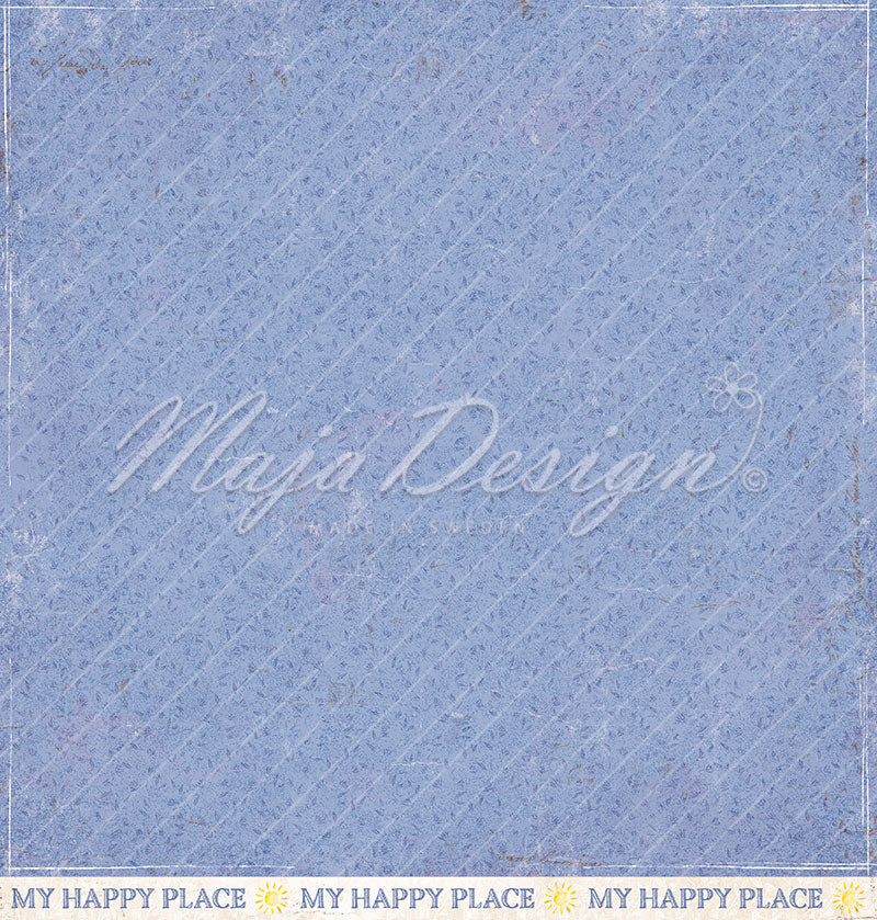 Foglio carta "Spring Garden - Cornflower & Iris" - 1409 - MAJA DESIGN