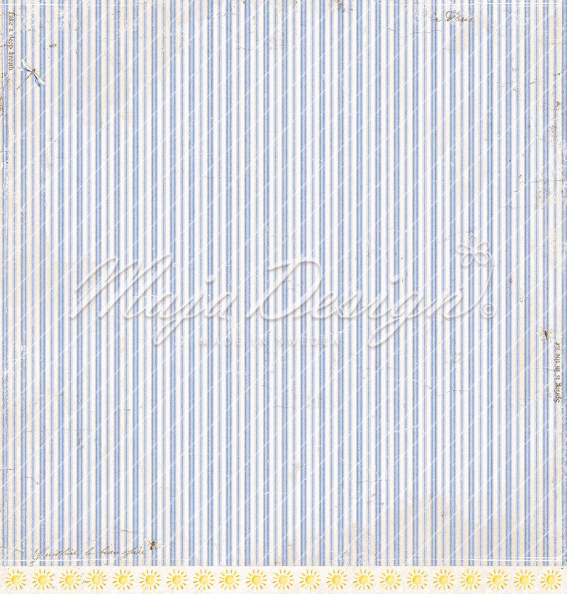 Foglio carta "Spring Garden - Blue sky" - 1410 - MAJA DESIGN