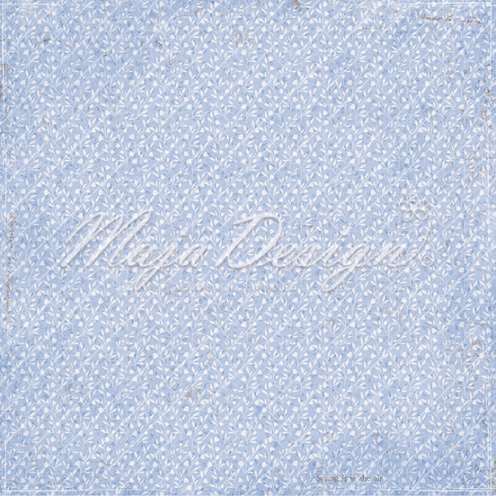 Spring Garden - Blue Sky Paper Sheet - 1410 - MAJA DESIGN