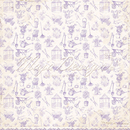 Spring Garden - Fragrance Paper Sheet - 1413 - MAJA DESIGN
