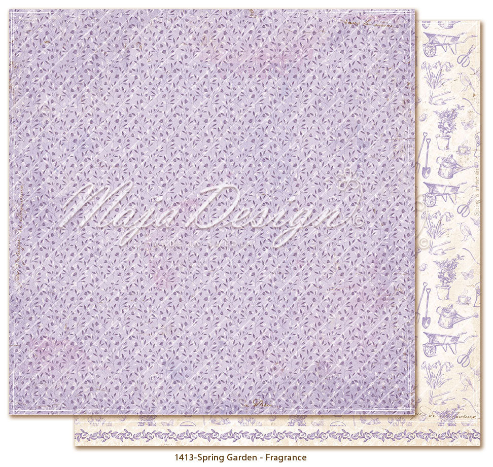 Foglio carta "Spring Garden - Fragrance" - 1413 - MAJA DESIGN