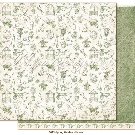 Paper sheet "Spring Garden - Haven" - 1415 - MAJA DESIGN