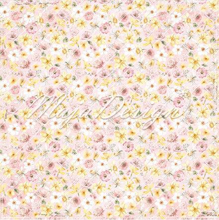 Sheet of paper "Spring Garden - Easter bouquet" - 1418 - MAJA DESIGN