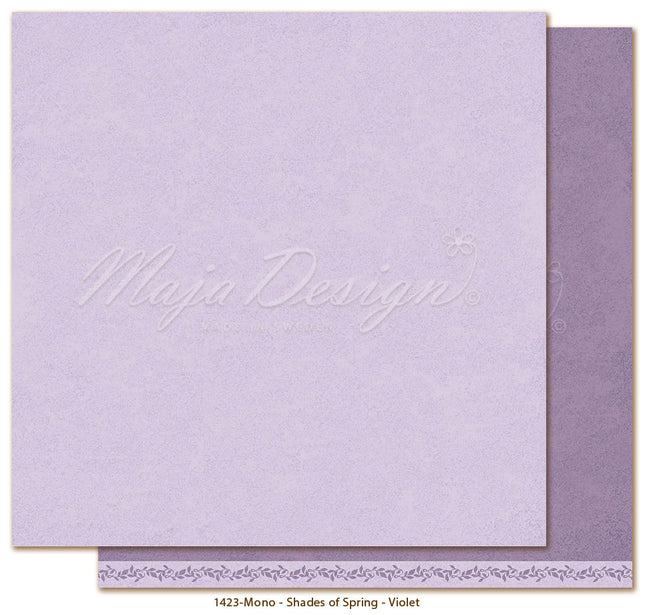 Sheet of paper "Monochromes - Shades of Spring Violet" - 1423 - MAJA DESIGN