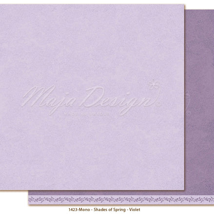 Sheet of paper "Monochromes - Shades of Spring Violet" - 1423 - MAJA DESIGN