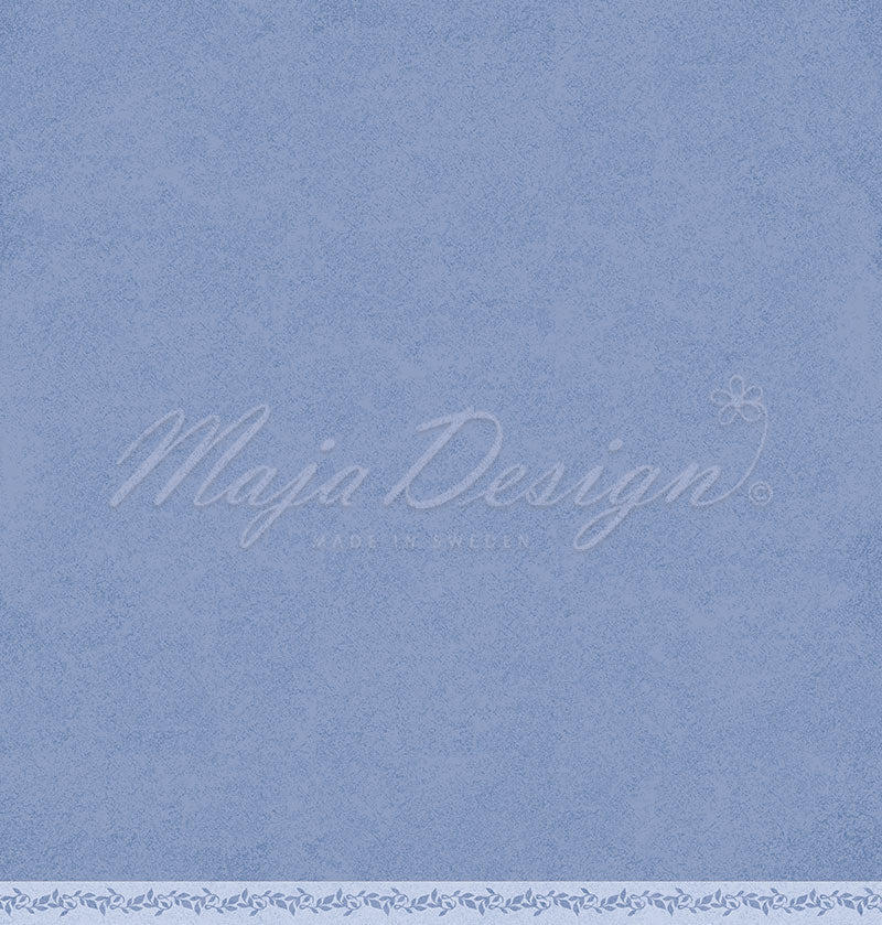 Foglio carta "Monochromes - Shades of Spring Sky blue" - 1424 - MAJA DESIGN