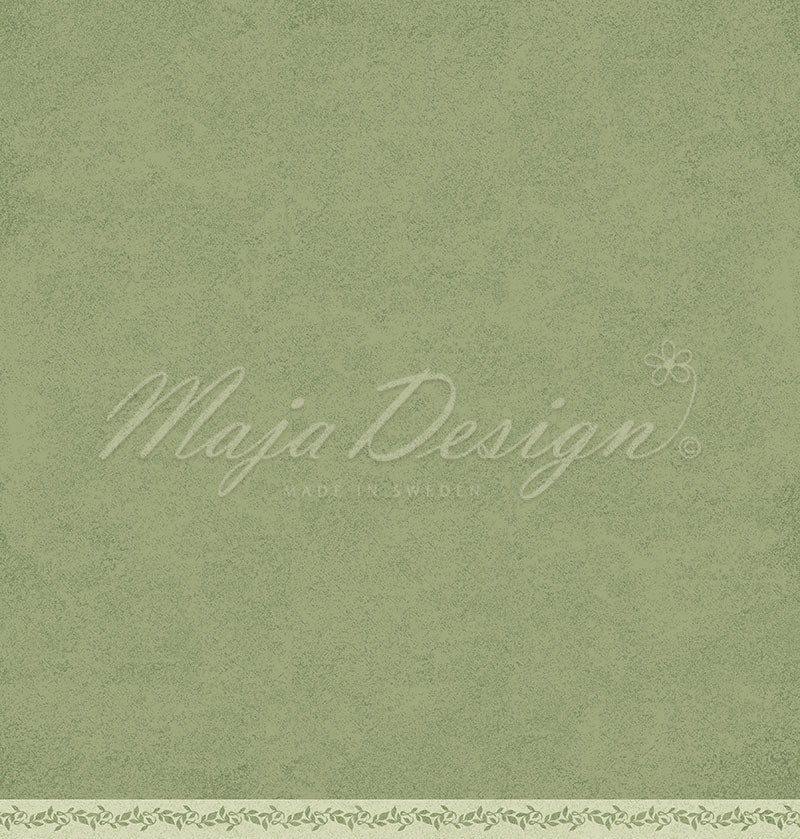 Foglio carta "Monochromes - Shades of Spring Bud green" - 1425 - MAJA DESIGN