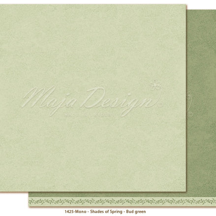 Foglio carta "Monochromes - Shades of Spring Bud green" - 1425 - MAJA DESIGN