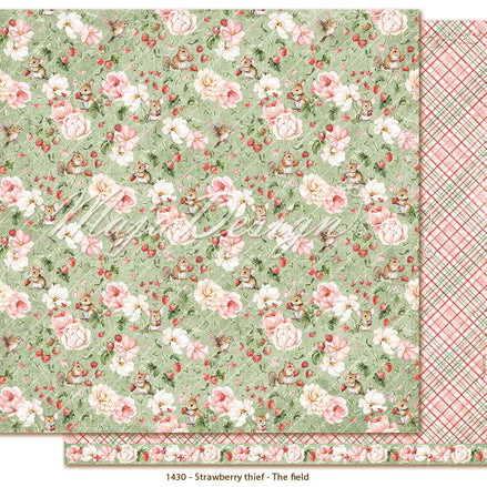 Sheet of paper "Strawberry thief - The field" - 1430 - MAJA DESIGN