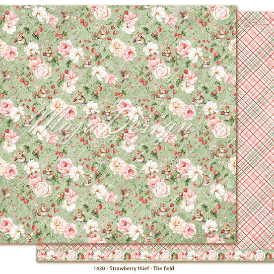 Foglio carta " Strawberry thief - The field" - 1430 - MAJA DESIGN