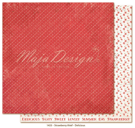Strawberry Thief - Delicious Paper Sheet - 1433 - MAJA DESIGN