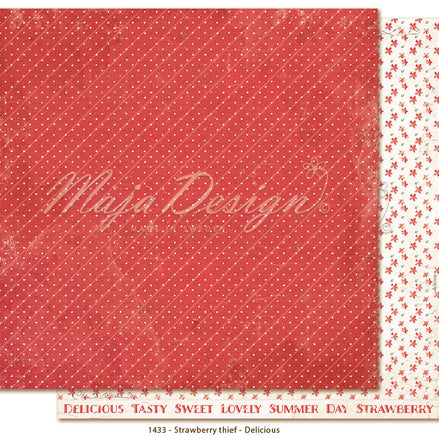 Strawberry Thief - Delicious Paper Sheet - 1433 - MAJA DESIGN