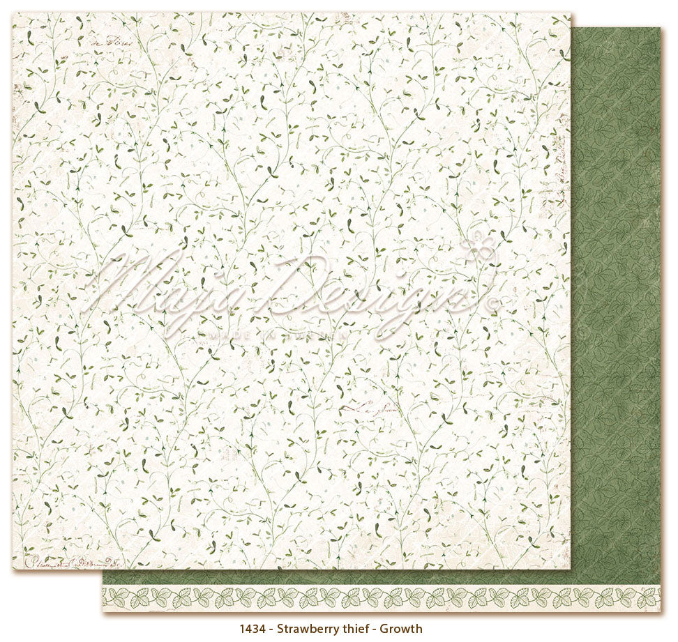 Foglio carta " Strawberry thief - Growth" - 1434 - MAJA DESIGN