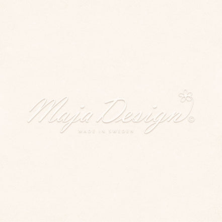 Paper Sheet "Mono - Strawberry - Cream" - 1439 - MAJA DESIGN