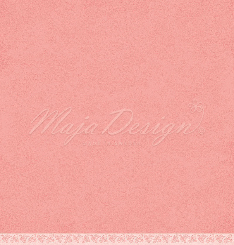 Foglio carta " Mono - Strawberry - Pink milk" - 1440 - MAJA DESIGN
