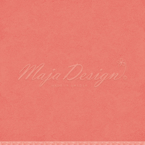 Foglio carta " Mono - Strawberry - Sunkist coral" - 1441 - MAJA DESIGN