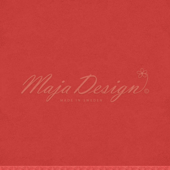 Paper sheet "Mono - Strawberry - Yummie red" - 1442 - MAJA DESIGN