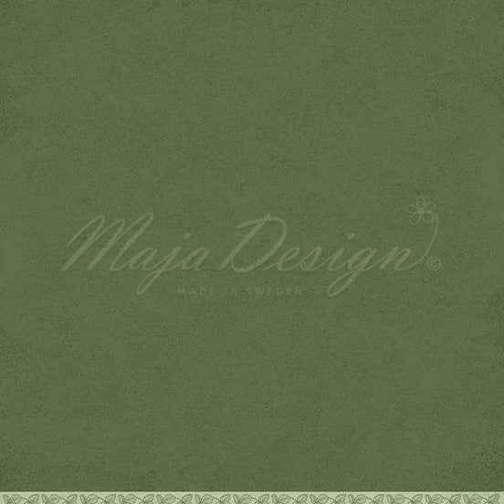 Paper sheet "Mono - Strawberry - Summer green" - 1443 - MAJA DESIGN
