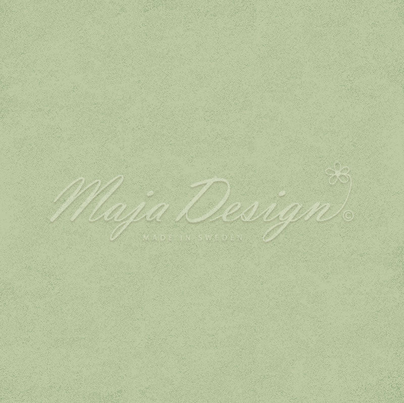 Paper sheet "Mono - Strawberry - Summer green" - 1443 - MAJA DESIGN