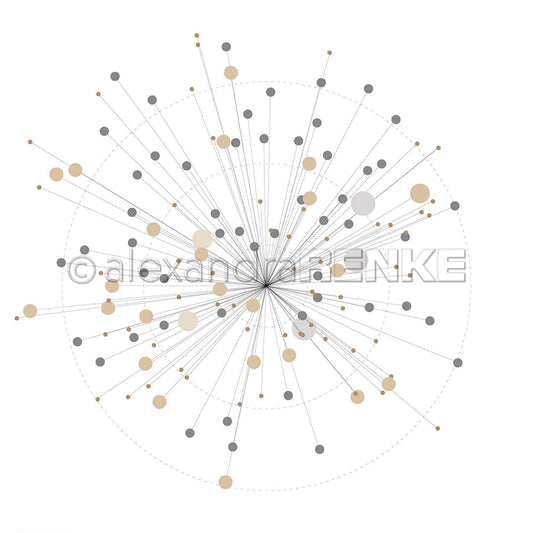 A. RENKE - Carta 'Rays and points'- 10.2556