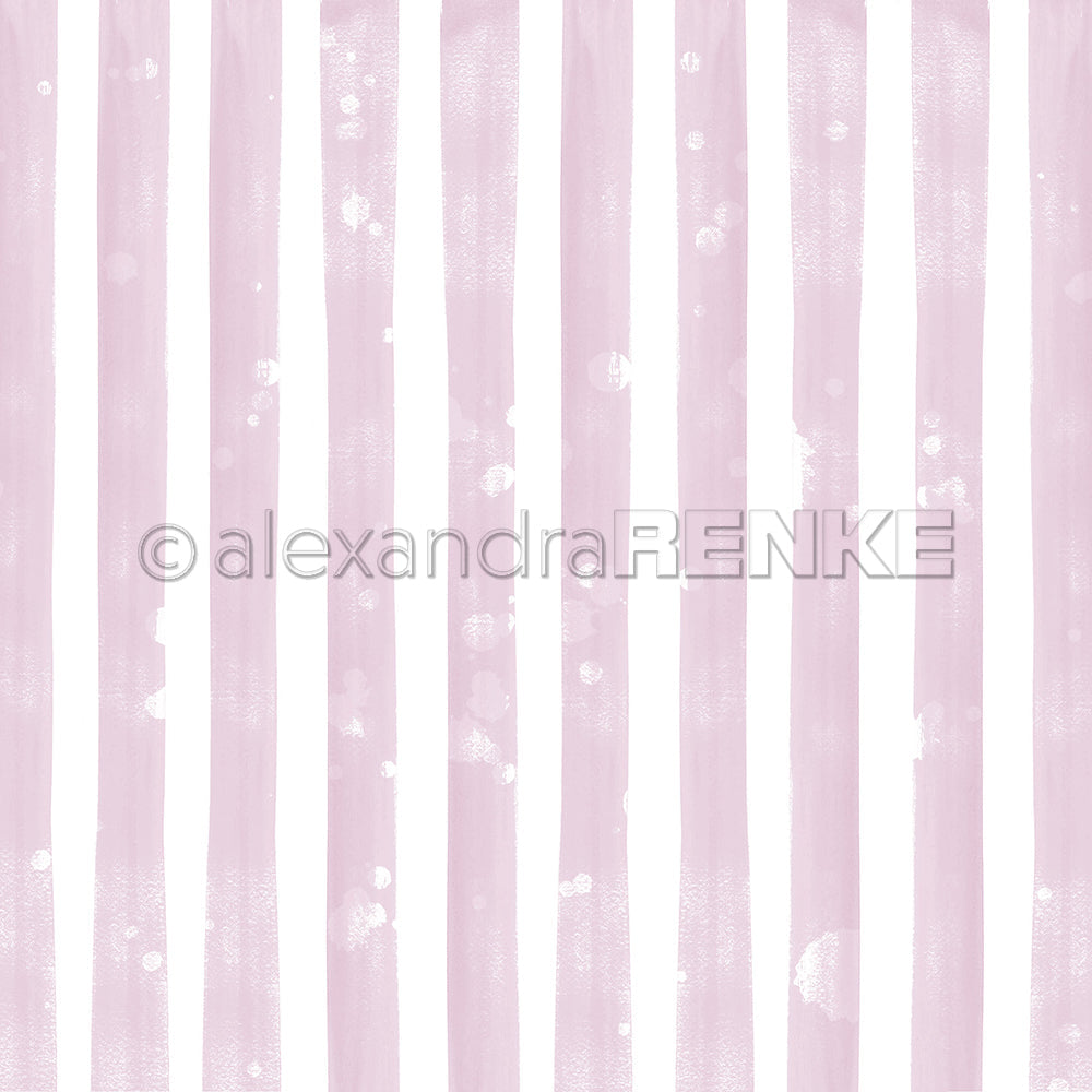 Design paper 'Wide stripes Vintage Lilac' - P-AR-10.2725- A.RENKE