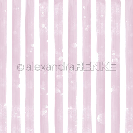 Design paper 'Wide stripes Vintage Lilac' - P-AR-10.2725- A.RENKE