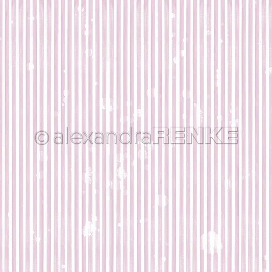 Design paper 'Narrow stripes Vintage Lilac' - P-AR-10.2726- A.RENKE