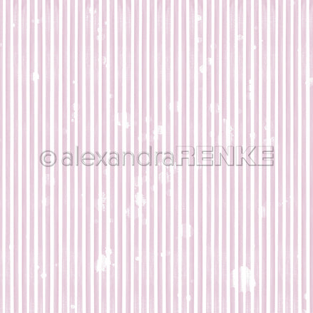 Design paper 'Narrow stripes Vintage Lilac' - P-AR-10.2726- A.RENKE