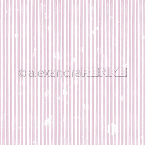 Design paper 'Narrow stripes Vintage Lilac' - P-AR-10.2726- A.RENKE
