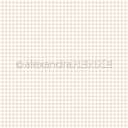 Design paper 'Fine Small Ivory Check' - P AR 10.2871 - A.RENKE